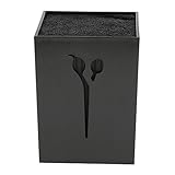 Kesoto プロサロン　美容師　櫛　クランプ　はさみ　ホルダー　スタンド　ツール　収納 雑貨 小物入れ　全4色 - ブラック