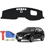 Rasya CX-5 KF系 CX-8 KG系 ダッシュボードマット CX-5 CX-8 ダッシュマット ダッシュボードカバー CX5 CX8 車種専用設計 ダッシュボード 保護マット 日焼け防止 反射防止 劣化防止 温度上昇防止 CX-5/8 カスタムパーツ アクセサリー 内装パーツ (マツダ CX-5 CX-8 HUD付き)