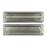 Deltana ms212u 13 – 1 / 8 " x 3 – 5 / 8 "ソリッド真鍮メールスロットwith Interiorフラップ MS212U15A 1
