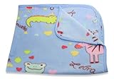 30x30 Inch Soft Fleece Swaddling Baby Blanket - Assorted Style Print and Solid Blankets by bogo Bran