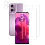 HKKAIS Moto g24 フィルム【2+2 セット】日本旭硝子素材採用 Moto G24 用 ガラスフィルム カメラフィルム 強化 ガラス 液晶画面 保護フィルム