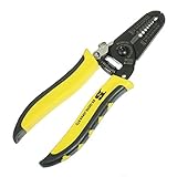 KISENG 圧着ベンチ 端子圧着工具 冷間圧延鋼 0.6-2.6mm ワイヤストリッパクリンパ