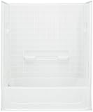 スターリング61040116すべてPro、60 " x 30 " x 73 – 1 / 2 "お風呂/シャワーwith Age in Place Bac、 61040116-0 1