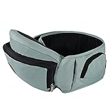 【ベビーアムール 】Bebamour 簡単デザイン カラフル的なベビー用品臀部シット ウエストキャリー (グリーン)