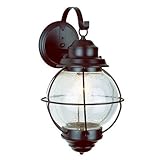 Trans Globe Lighting 69904 RBZ 1-Light Coach Lantern, Rustic Bronze [並行輸入品]