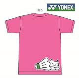 YONEX(ヨネックス) Tシャツ バドミントン【猫 お昼寝】【16400】【限定】 (ピンク, J140)