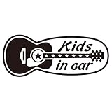 imoninn KIDS in car ステッカー　【パッケージ版】　No.20　ギター　（黒色）