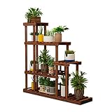 木製フラワーラック室内植物スタンド木製植物フラワーディスプレイスタンド木製ポットシェルフストレージラック屋外
