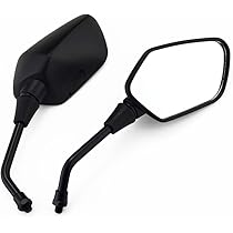 rizoma バイクミラー ブラック 角型 Amazon | ポリゴンミラー ブラック 角型 横長 10mm 左右セット
