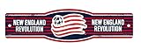 New England Revolution FC MLS 4 " x17 "プラスチックStreet Sign