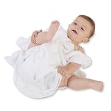 ソフトCuddle 100 %竹ホワイトMuslin Swaddle Blanket Double Layer Extra Large ホワイト 43221-3588