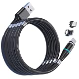 Magic Cable 360N マジックケーブル マグネット 充電ケーブル 互換品 黒 1.0m MC360N1.0BK