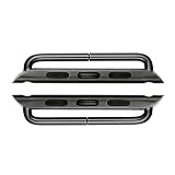 Apple Watch バンド アダプター Sakulaya アップルウォッチ用 交換金具 Apple Watch Seraies 8/7 41mm Seraies 6/5/4 40mm 対応 連結器 ブラック