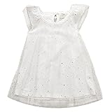 Cutelove 子供ドレス ワンピース ベビー　キッズドレス　紗　スパンコール　キラキラ 女の子 夏 袖なし 可愛い 素敵