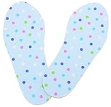 WALK 子供用くつ中敷き インソール　カラードット柄 (15cm)