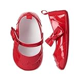 GYMBOREE(ジンボリー) パテント クリブ シューズ ホーリー レッド シューズ 10cm【並行輸入】
