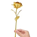 careshine 24 K 10 " Long Stemゴールド箔ローズ花手作りと最後のForever withボックスBestギフト