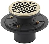 Kohler k-9135-afラウンドデザインtile-inシャワーDrain、鮮やかなフランス語ゴールド