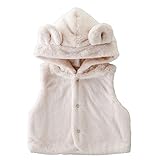 赤ちゃんの城 フード付きベスト リトルスター ベージュ