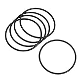 uxcell ラバーOリング　シールリング　フィルター　5個入 38mm外径 1.6mm厚さ