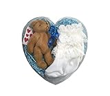 DinDon ベビー靴下セット ディアーエンジェルベア&ソックスセット レース 0-3M ホワイト #61242