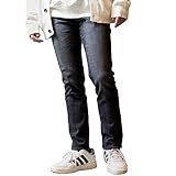 [Been Blue] ジーンズ メンズ ストレッチ 大きいサイズ スリム スキニー ストレート ゆったり 日本企画 岡山県倉敷市 (ブラック, 2XL)