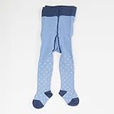 (グレェド) Groedo ベビー タイツ ハート ブルー サイズ01 ( 70 - 80 ) オーガニックコットン