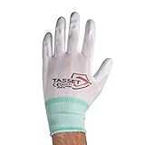 UltraSource Polyurethane Coated Nylon Gloves Medium White (Pack of 12) [並行輸入品]