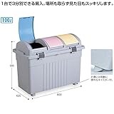 送料無料】エコ３分別ゴミボックス（ペール・ゴミ箱・大型ペール・大型ゴミ箱・分別ペール）
