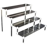 STYLE eight フィギュア ディスプレイ ひな壇 透明 アクリル コレクション スタンド (4段30cm幅)