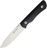 Real Steel RSK Bushcraft Plusサバイバルナイフ固定フルTangデザインフルフラットGrind Blade with KydexシースとナイロンバッグHidden Lanya