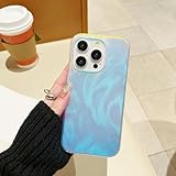 iphone14ケース 3 D図案設計して グラデーション素材 変色効果 韓国 可愛い 薄型 人気 ケースおしゃれ 軽量 一体型 黄変防止 