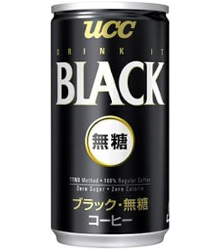 Amazon.co.jp: UCC ブラックコーヒー無糖 185g×30本 : 食品・飲料・お酒