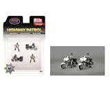 アメリカン ジオラマ 1/64 フィギア ハイウェイパトロール ポリス バイク American Diorama Figures Highway Patrol Motorcycles [並行輸入品]