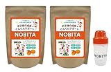 NOBITA(ノビタ) ソイプロテイン FD0002 600g 2個セット シェイカー付き (マンゴーオレンジ味)