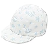 BABYDOLL（ベビードール） ベビー帽 キャップ(6か月～1歳)-ベビー帽子 男の子 女の子 雑貨 星 -0677 ライトブルー