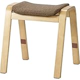 曲木スツール「ルレーヴェ」【FBC】(#9844235-10625)幅43.5×奥行43.4×高さ45cm椅子 いす イス チェア 木製曲脚スツール 腰掛け スタッキング 木製スツール おしゃれ