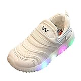 スニーカー キッズ LEDシューズ 発光シューズ 男女通用 運動靴 子供用 13.5cm-18cm kootk ホワイト 22=内径14cm