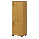 クロシオ オールシーズン対応シューズボックス ナチュラル 幅45cm ブーツ10足収納可能 奥行34高128.5cm ブーツ収納