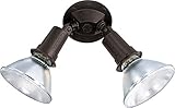 Satco SF76/523 Two Light Outdoor Heavy Duty Cast Aluminum Durable Weather Proof Security Flood Light