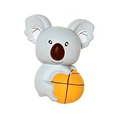 Jumbo Squishy Cute White Koala Holding Ball Slow Rising Stress Reliever Toy Scent for Kids Gift and 