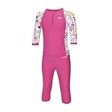 (トレスパス) Trespass ダンドー キッズ・子供用 2ピース スイムスーツ トップ・ボトム 上下セット セパレーツ 水着 水泳 スイミング (2/3歳) (フローラルプリント)