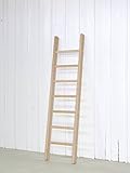 木製雲梯（うんてい）　簡易型　無垢　はしご・ラダー・踏み台 (7本Ｗ424ｍｍ, 白木（無塗装）)