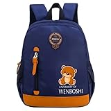 CXYP　キッズ 　赤ちゃん　子供　リュック サック 　カワイイ　クマ　デイパック 　キッズバック 　 入園 　保育園　幼稚園　遠足　女の子　男の子　１～4歳 (ネイビー)