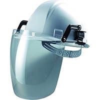 TOYO フェイスシールド セーフティIR ヘルメット取付け型 透明レンズ No.1175-C