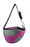 One For Pets 2140-Pink The Messenger Bag, Pink