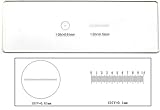 0.01mm 0.1mm顕微鏡対物ミクロメーター2種類のマイクロスケール