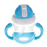 Kesoto 乳児用ボトル　ベビーマグ　子供　ストローボトル　食品級シリコン　ベビーボトル　ベビーマグ　全2サイズ - 青, 180ｇ