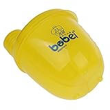 【ノーブランド品】 赤ちゃん　お出かけ　ロータリー　離乳食　粉ミルク　保存容器　フードボックス　3格分け　耐熱性　安全　全3色 - 黄