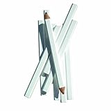 Bon 84-844 7-Inch Carpenter Pencil, Red and Black Medium Lead with White Casing, 72-Pack [並行輸入品]